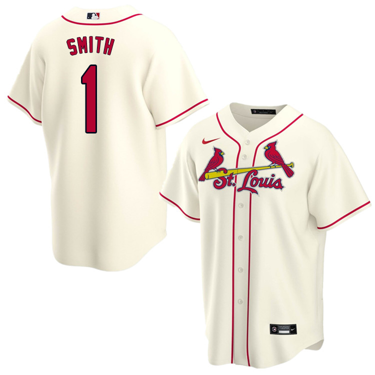 Nike Men #1 Ozzie Smith St.Louis Cardinals Baseball Jerseys Sale-Cream